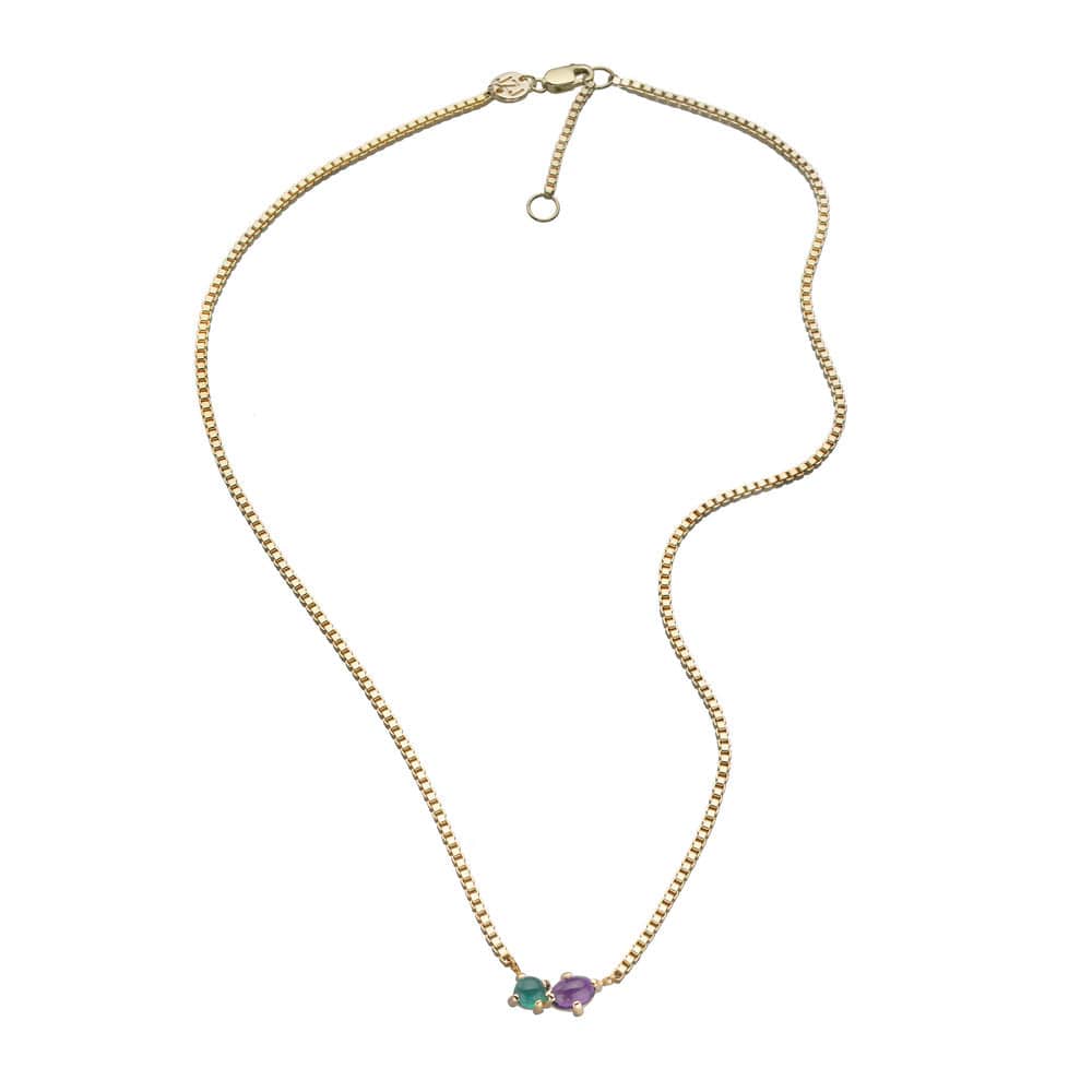 Jennifer Zeuner Asher Necklace Gold Vermeil