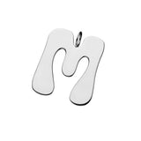 Jennifer Zeuner Jewelry Kelso Charm sterling silver / 1.5"