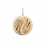 Jennifer Zeuner Jewelry Monroe Charm gold vermeil