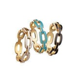 Jennifer Zeuner Jewelry Carmine Enamel Ring