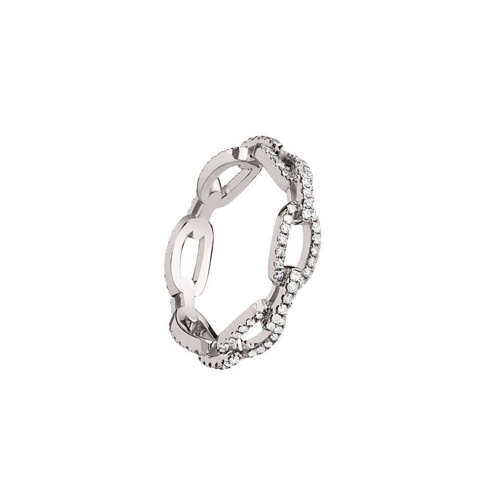 Jennifer Zeuner Jewelry Claire 14k Ring 14k white gold / 4