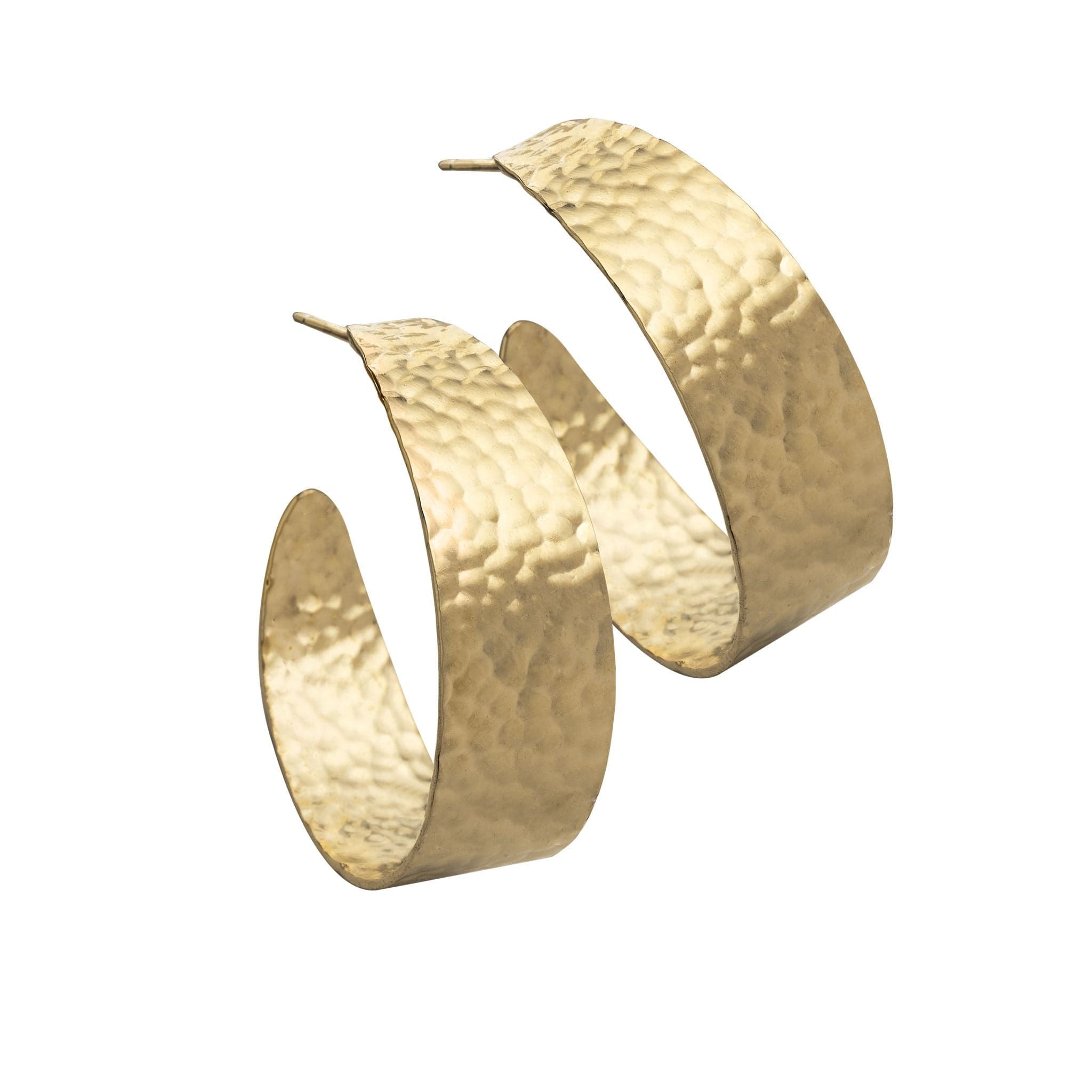 Jennifer Zeuner Jewelry Cyrus Earrings 18k yellow gold plated silver