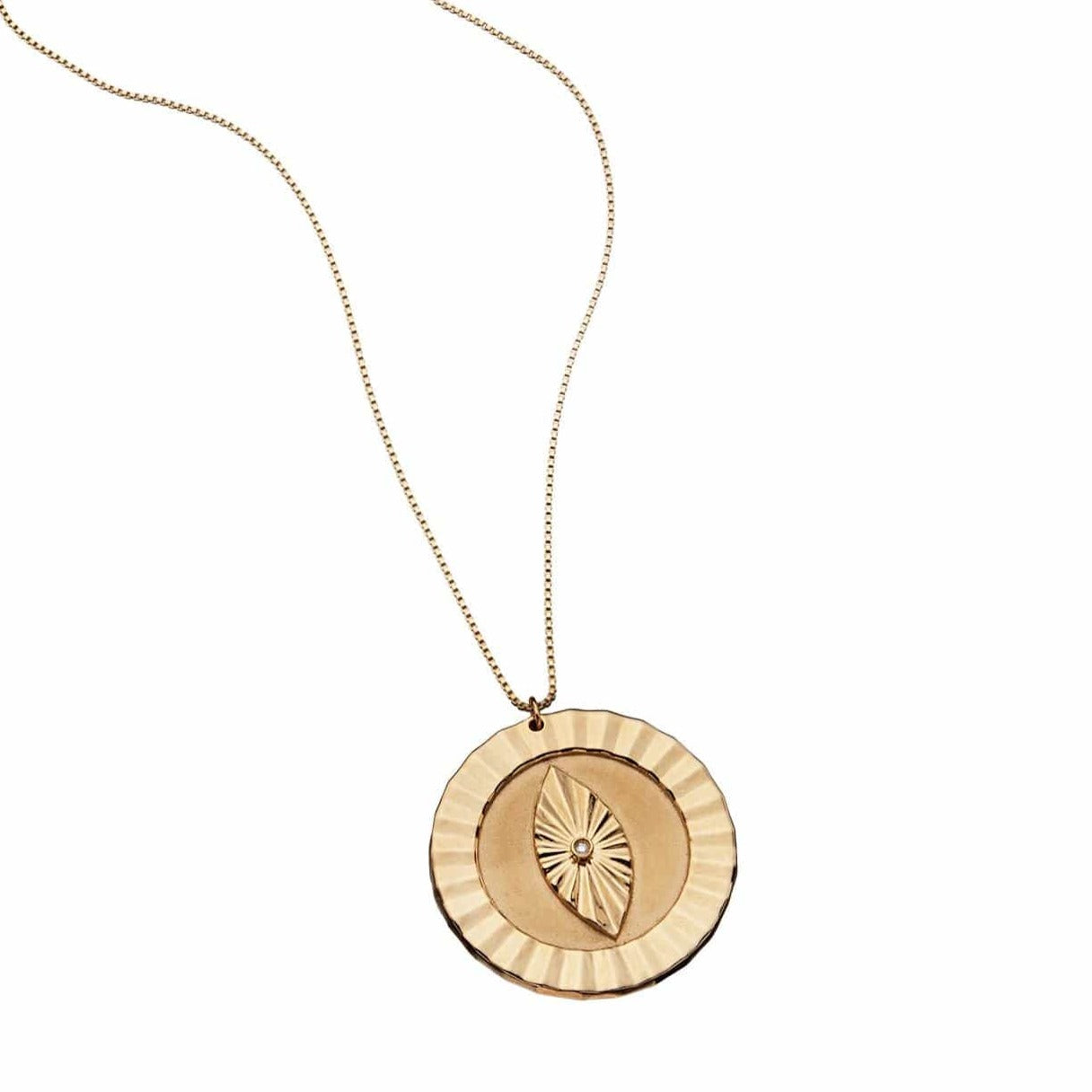 Jennifer Zeuner Jewelry Daria Necklace gold vermeil