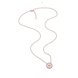 Jennifer Zeuner Jewelry Deedee 14k Engraved Necklace 14k rose gold