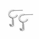 Jennifer Zeuner Jewelry Dillon 1/2" Earrings sterling silver