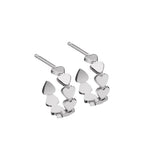 Jennifer Zeuner Jewelry Drea 1/2" Hoops sterling silver