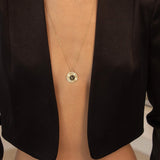 Jennifer Zeuner Jewelry Iris Rudy Engraved Initial Necklace