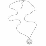 Jennifer Zeuner Jewelry Iris Rudy Engraved Initial Necklace sterling silver