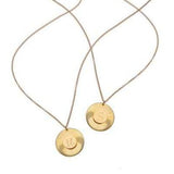 Jennifer Zeuner Jewelry Iris Rudy Engraved Reversible Necklace gold vermeil