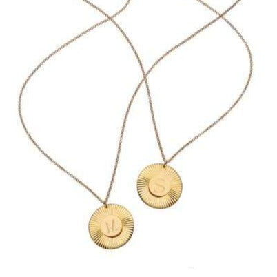 Jennifer Zeuner Jewelry Iris Rudy Engraved Reversible Necklace gold vermeil
