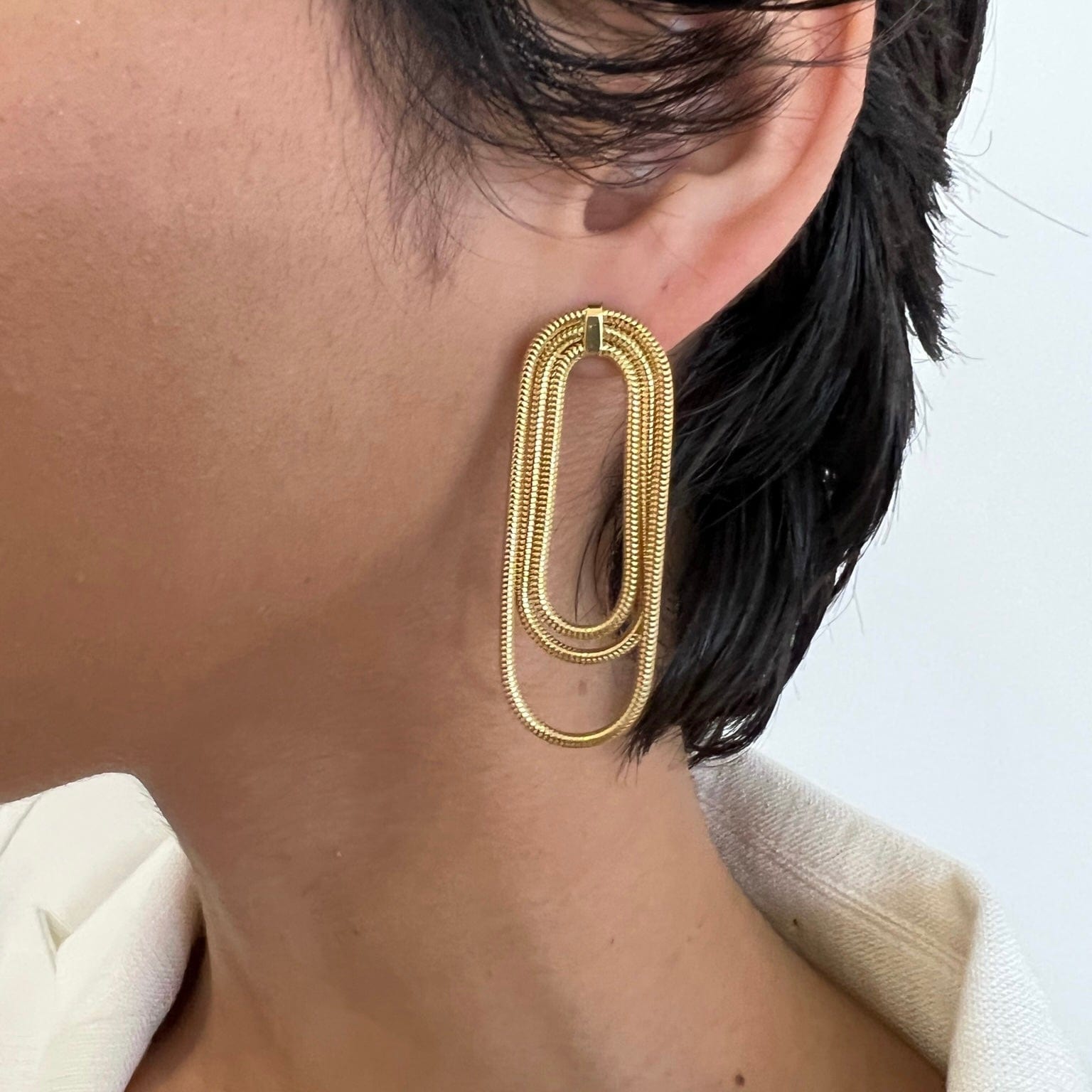 Jennifer Zeuner Jewelry Julia 2" Earrings