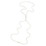 Jennifer Zeuner Jewelry Lala Body Chain gold vermeil