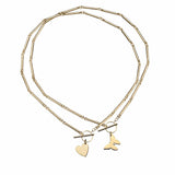 Jennifer Zeuner Jewelry Macy Necklace gold vermeil