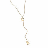 Jennifer Zeuner Jewelry Maelle Lariat gold vermeil