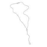 Jennifer Zeuner Jewelry Maelle Lariat sterling silver