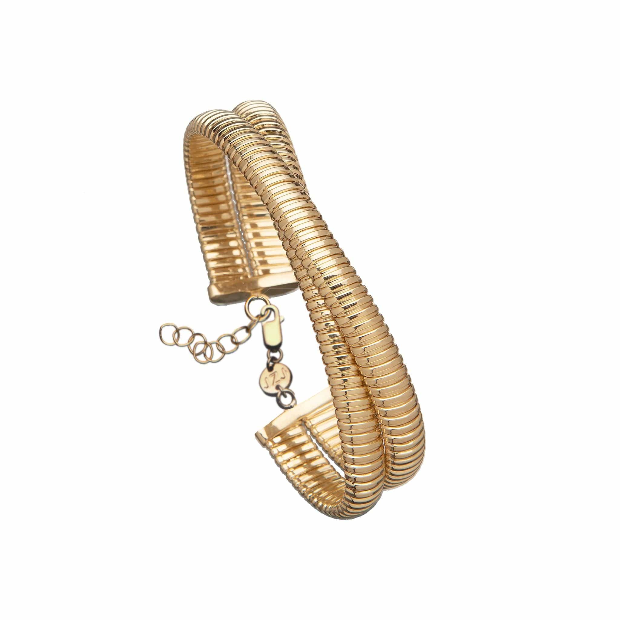 Jennifer Zeuner Jewelry Mattea Bracelet gold vermeil