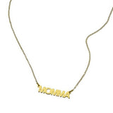 Jennifer Zeuner Jewelry Mercer Personalized Necklace gold vermeil