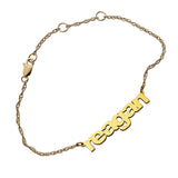 Jennifer Zeuner Jewelry Reagan Nameplate Bracelet