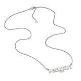 Jennifer Zeuner Jewelry Reagan Nameplate Necklace