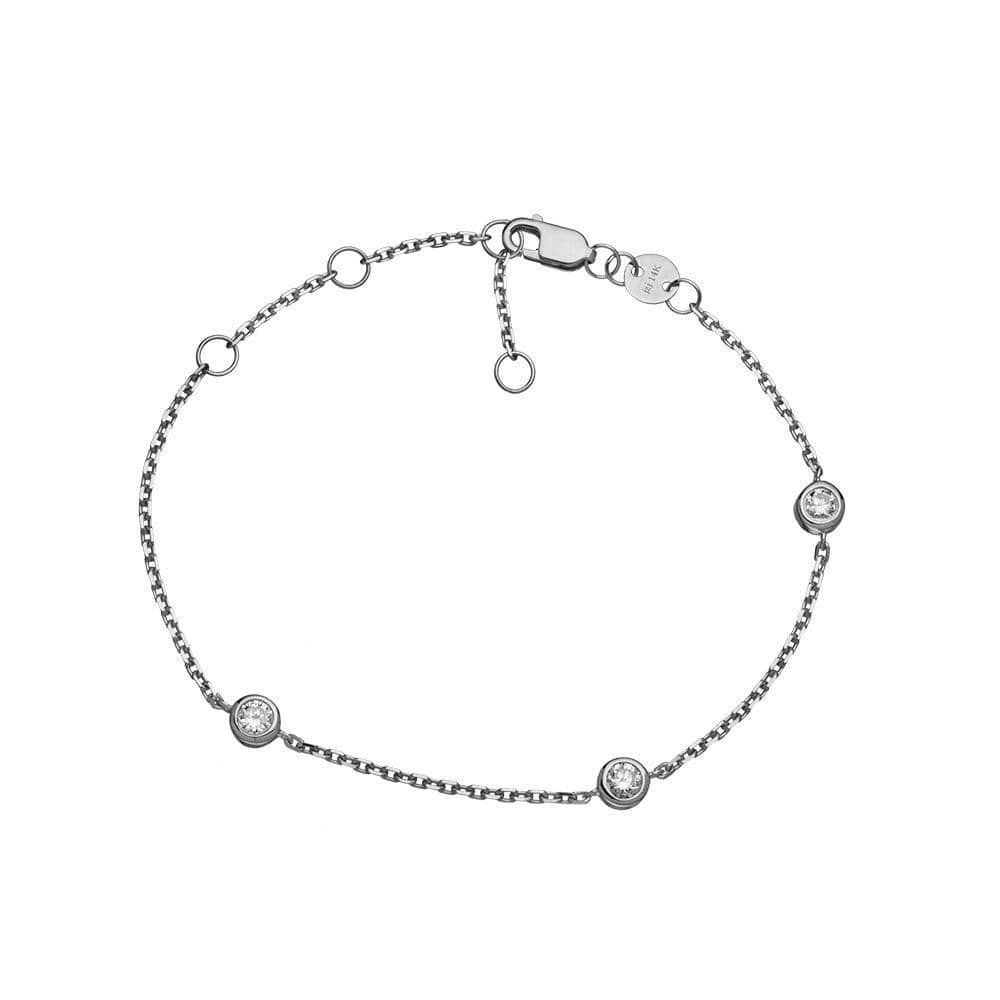 Jennifer Zeuner Jewelry Riri Romy 14k Bracelet 14k white gold