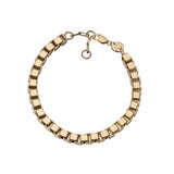 Jennifer Zeuner Jewelry Rowan Bracelet 18k yellow gold plated silver