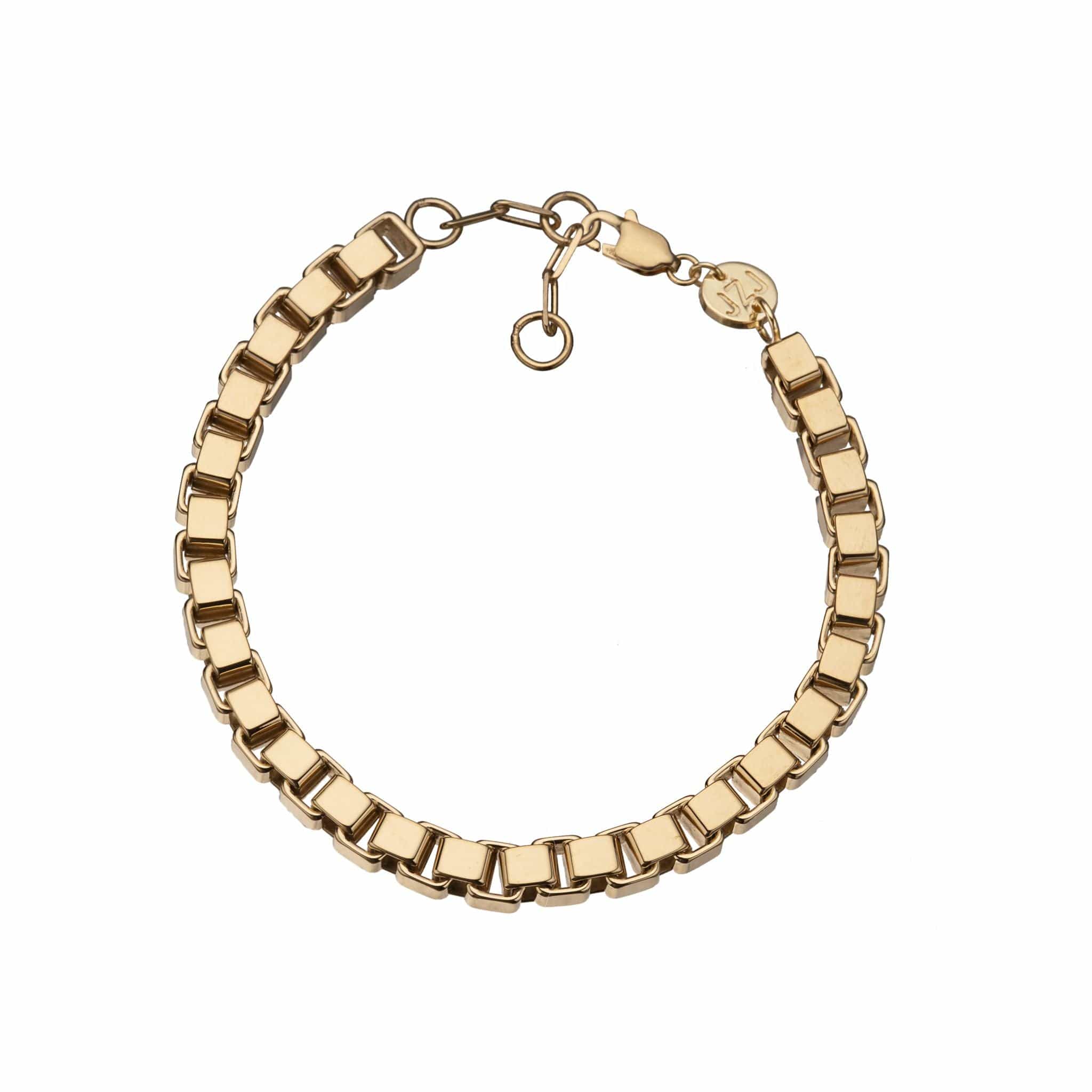 Jennifer Zeuner Jewelry Rowan Bracelet 18k yellow gold plated silver