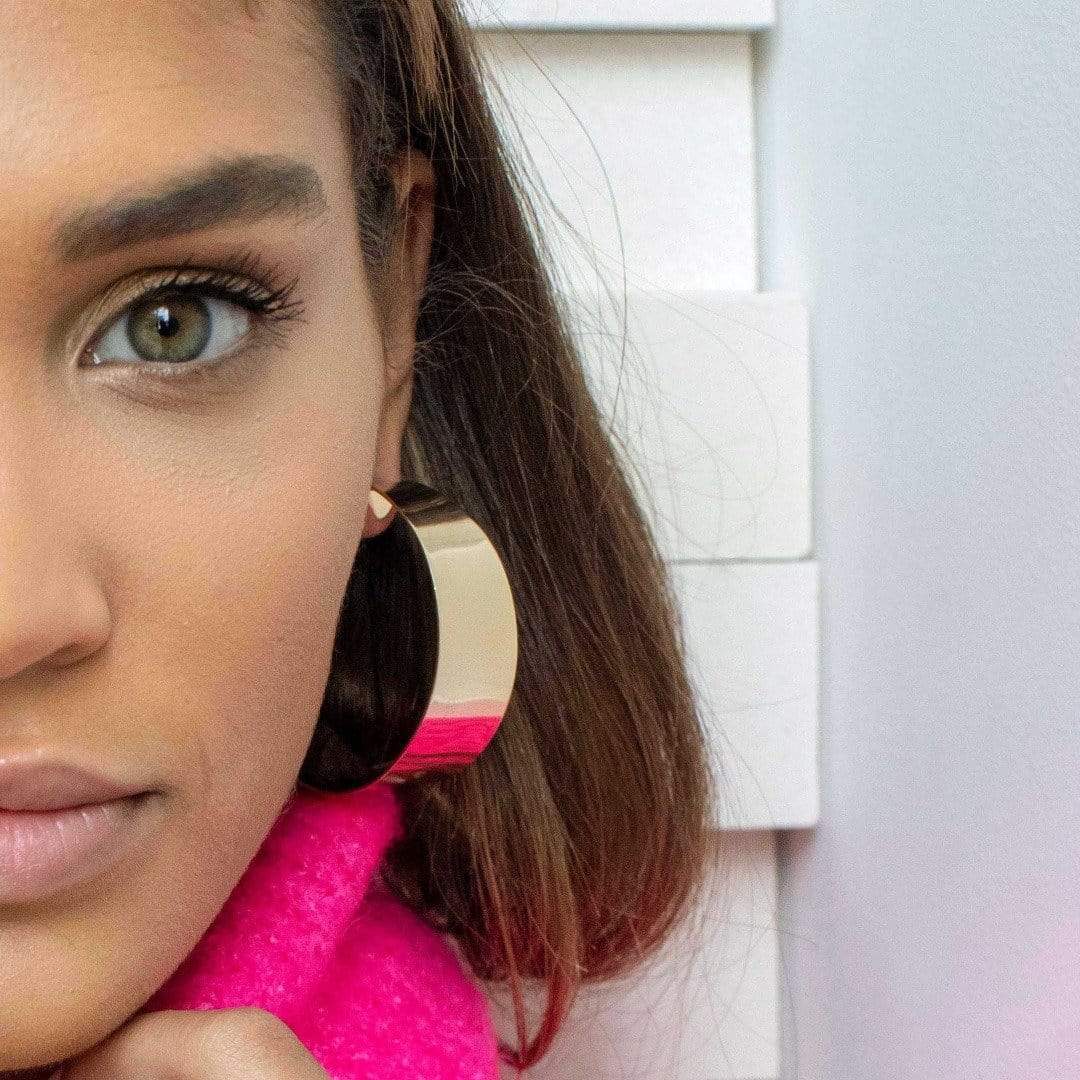 Jennifer Zeuner Jewelry Sandra 2" Hoops