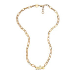 Jennifer Zeuner Jewelry Serenity Nameplate Necklace