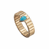 Jennifer Zeuner Jewelry Stacey Ring gold vermeil / 4