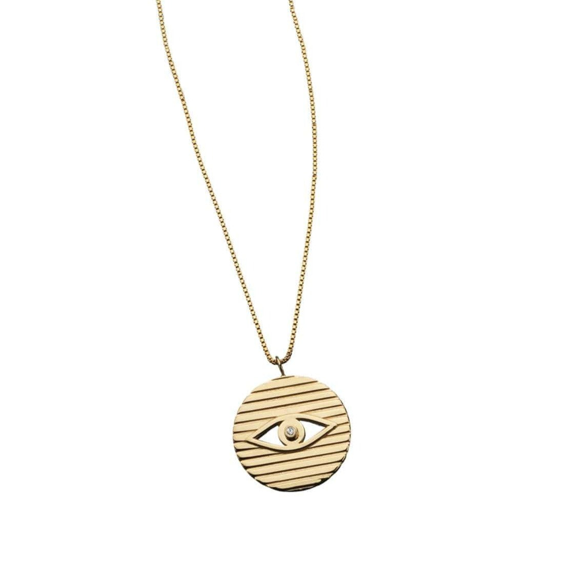 Jennifer Zeuner Jewelry Stassi Necklace gold vermeil