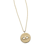Jennifer Zeuner Jewelry Stassi Necklace gold vermeil