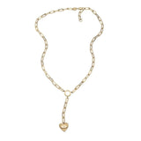 Jennifer Zeuner Jewelry Talia Lariat gold vermeil
