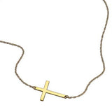 Jennifer Zeuner Jewelry Theresa 1" Necklace gold vermeil