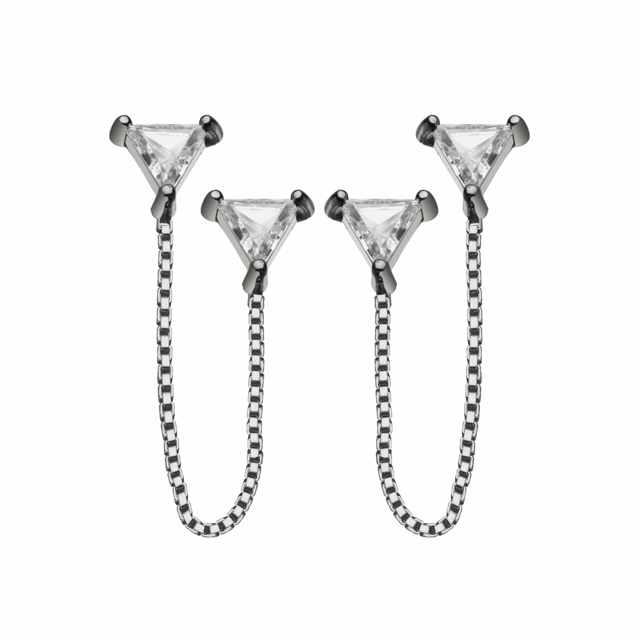 Jennifer Zeuner Jewelry Trina Earrings sterling silver