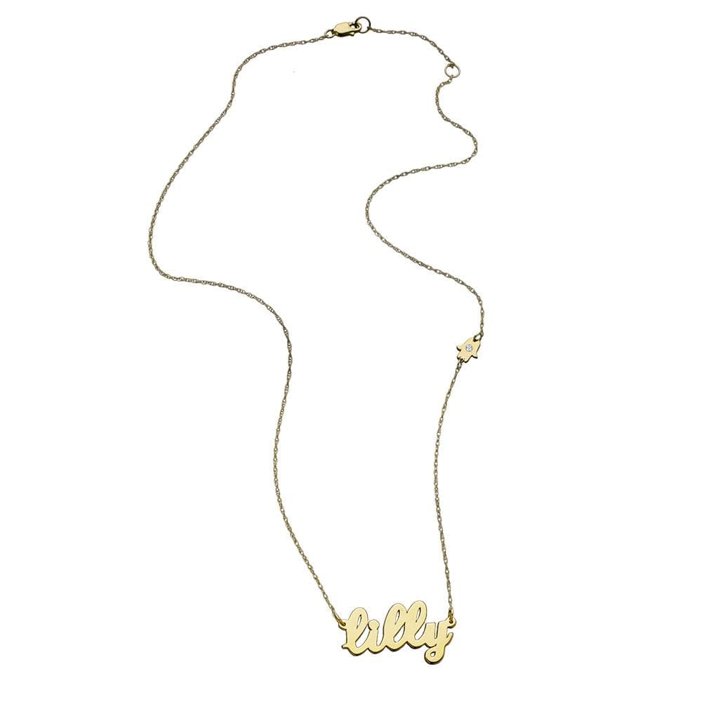 Jennifer Zeuner Jewelry Abigail Hamsa Necklace