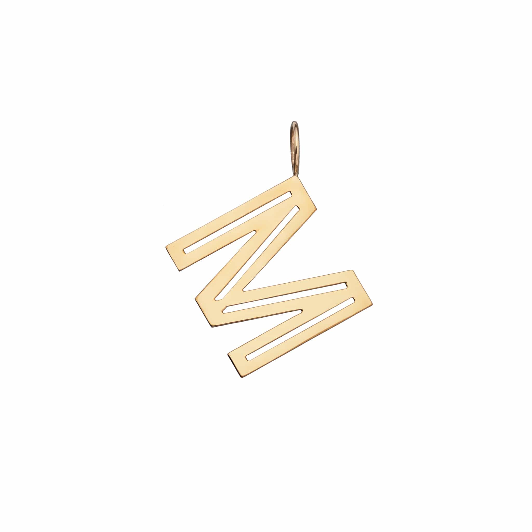 Jennifer Zeuner Jewelry Addie Charm gold vermeil