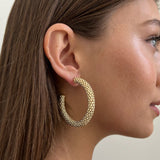 Jennifer Zeuner Jewelry Aisha 2" Hoops