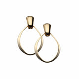 Jennifer Zeuner Jewelry Alice Earrings 18k yellow gold plated silver