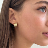 Jennifer Zeuner Jewelry Allegra 1/2" Hoops