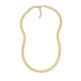 Jennifer Zeuner Allie Necklace Stainless steel 14k yellow Hamilton IP Gold