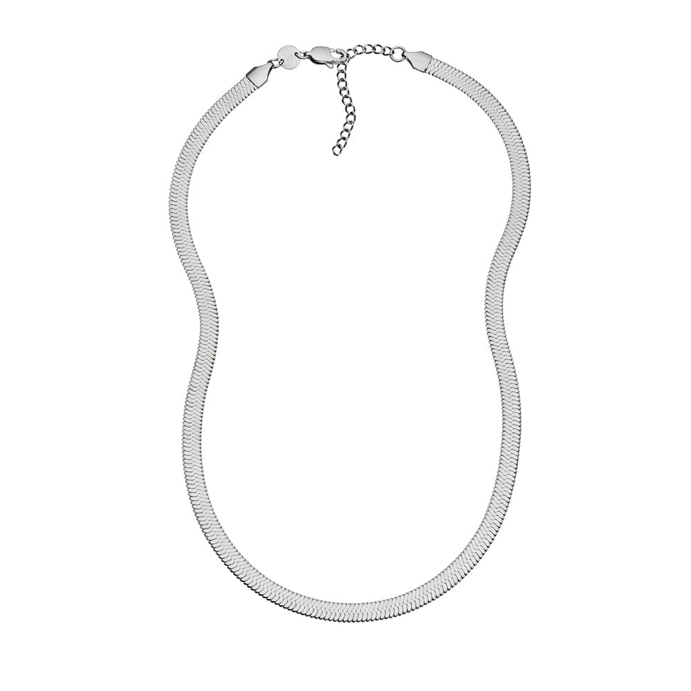 Jennifer Zeuner Allie Necklace Stainless steel silver color ip plated