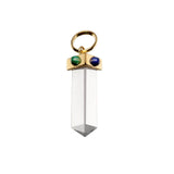 Jennifer Zeuner Jewelry Amara Charm gold vermeil