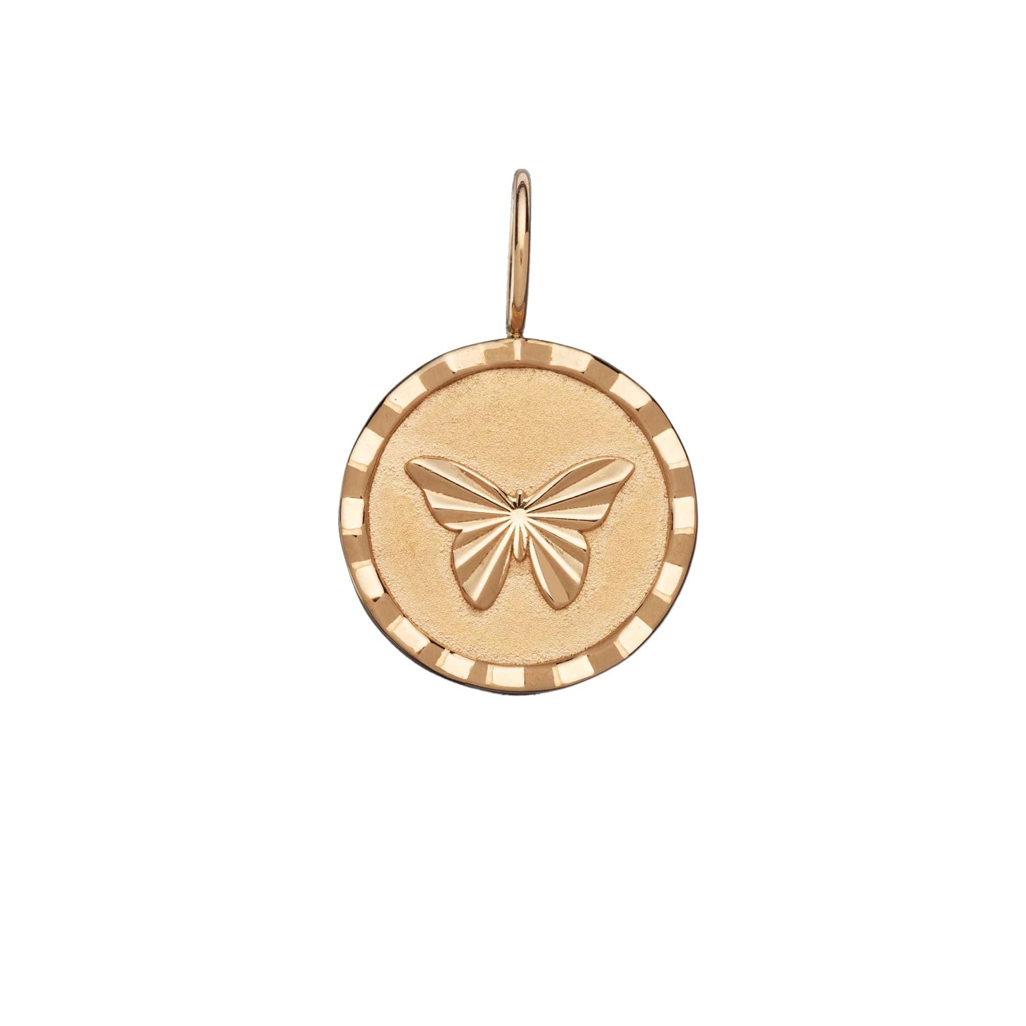 Jennifer Zeuner Jewelry Amelia Charm gold vermeil