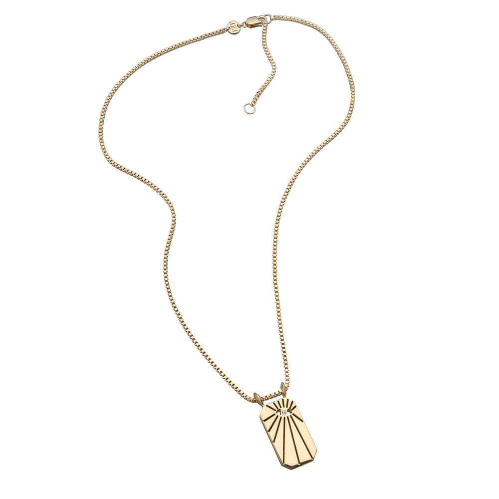Jennifer Zeuner Angelique Necklace Gold Vermeil
