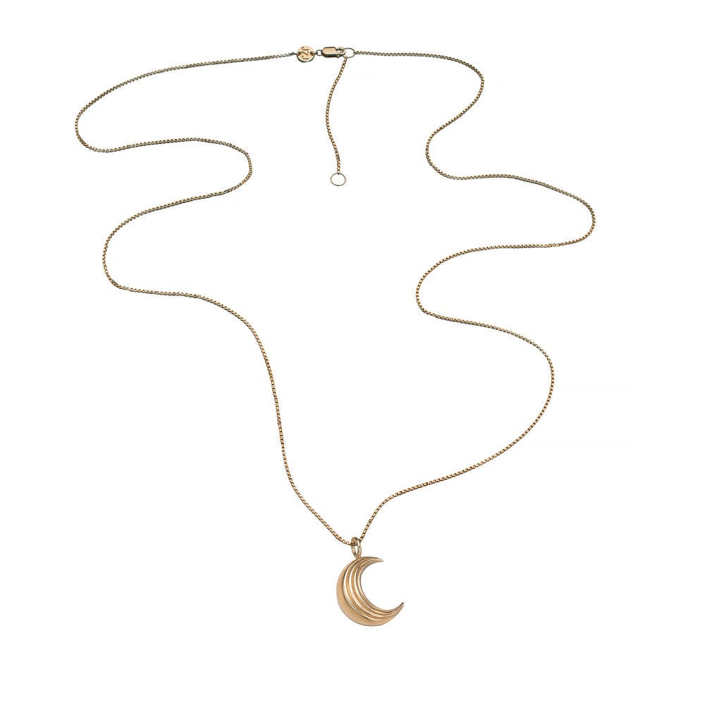 Jennifer Zeuner Jewelry Apollo Necklace gold vermeil