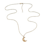 Jennifer Zeuner Jewelry Apollo Necklace gold vermeil