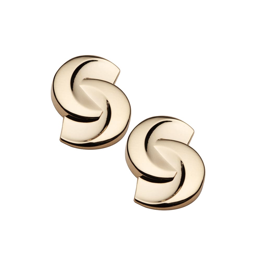 Jennifer Zeuner Jewelry Asti Earrings 18k yellow gold plated silver