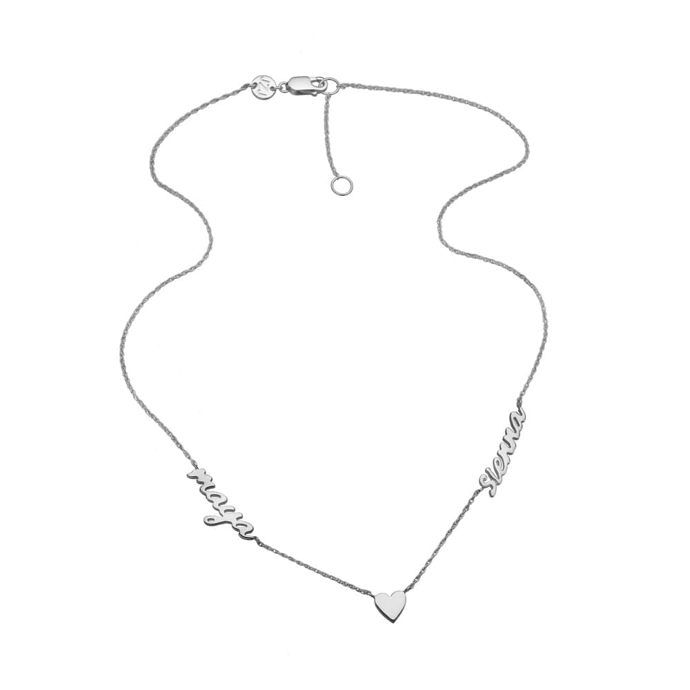 Jennifer Zeuner Avery Necklace Sterling silver / Two Names