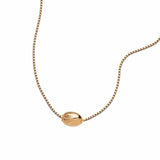 Jennifer Zeuner Jewelry Beanie Necklace gold vermeil