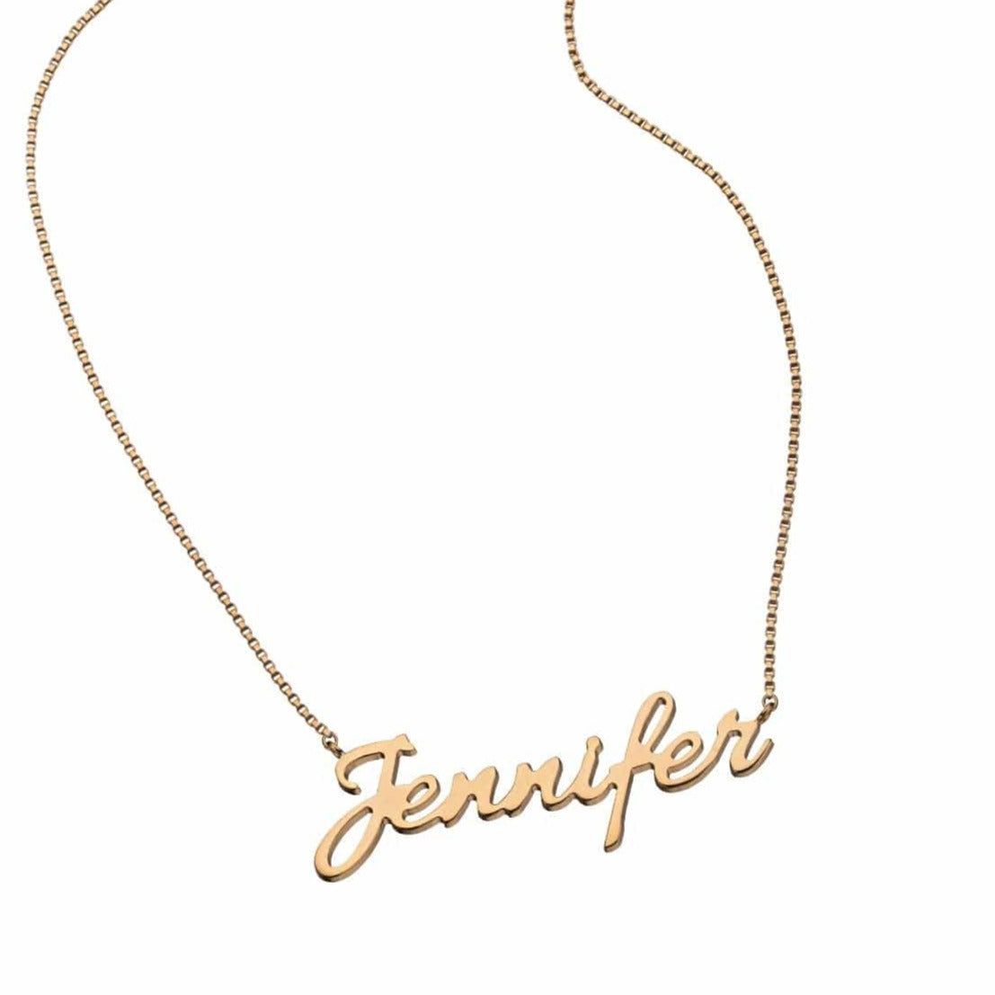 Jennifer Zeuner Jewelry Betty Nameplate Necklace